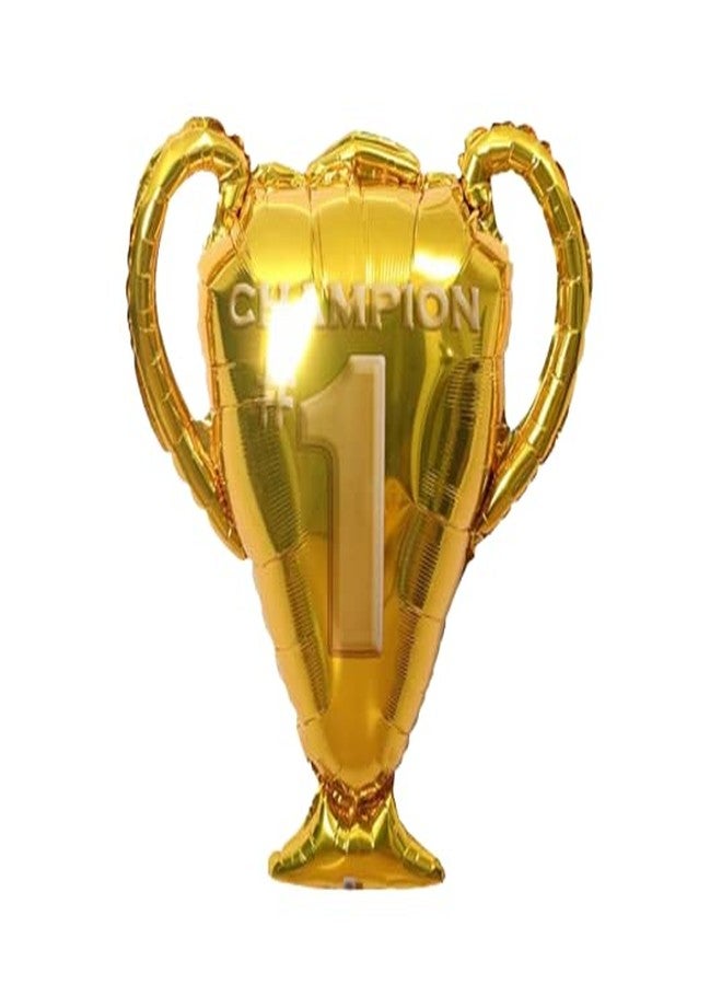 Atpata Funky Basketball shape Foil Balloons Party Supplies for Basketball Lovers/Players Birthday Theme Party Decoration (Basketball Trophy Set) - Image 3